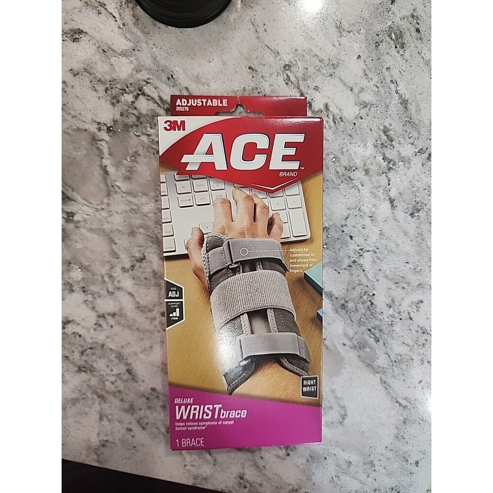 ACE Carpal Tunnel Wrist Stabilizer, Right Wrist  Adjustable